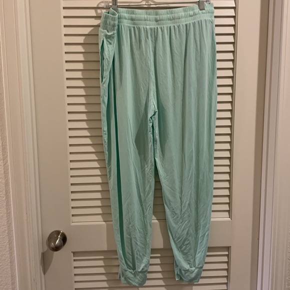 Little Sleepies Sea Foam Green Teal Ultra Soft Bamboo Pajama Pants Size XL - Picture 5 of 8
